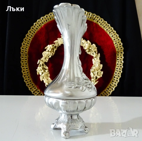 Калаена кана,релефни цветя,барок,рококо. , снимка 4 - Антикварни и старинни предмети - 52394039