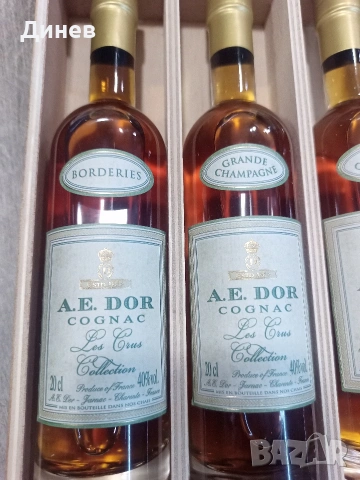 Колекционерски сет A.E. Dor "Les Crus Collection" в оригинална дървена кутия, снимка 2 - Антикварни и старинни предмети - 53438400