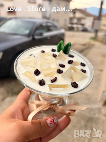 Подарък ароматна свещ , снимка 10 - Ръчно изработени сувенири - 53614193