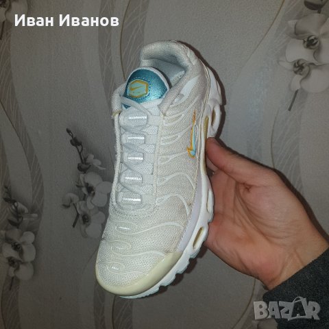 Маратонки Nike Air Max Plus Glacier Blue номер  37.5, снимка 10 - Маратонки - 41579467