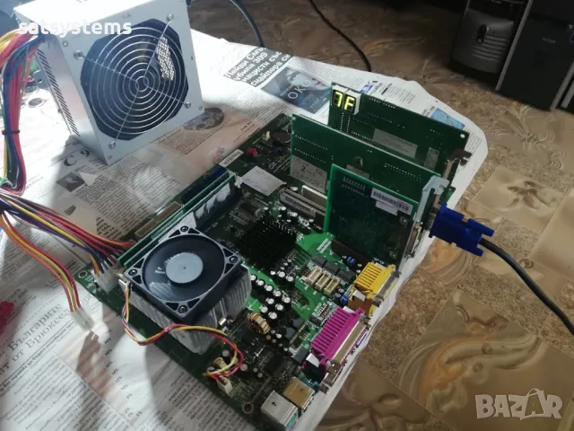 Дънна платка Wincor Nixdorf SCENIC 651/661 Socket 370 CPU+FAN+RAM, снимка 9 - Дънни платки - 48322328