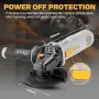 Ъглошлайф DEKOPRO 125 мм / 800 W / Регулиране на оборотите, снимка 4