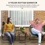 Комплект градински мебели Outsunny, 3 части, снимка 2