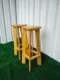 Дървени бар столове , снимка 3