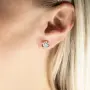 CARTIER C de Cartier Rose Gold Stud Diamond Дамски Обеци, снимка 4