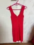 Къса коралова рокля по тялото, снимка 2
