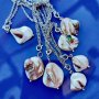 Висулки от седеф с инкрустирани кристалчета, снимка 10