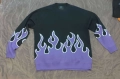 НОВ Пуловер house brand purple flames, снимка 1