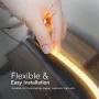 LED лента 2835 220V IP65 120LED Неутрално Бяла Светлина 10m/ролка, снимка 6
