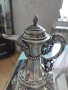RRR Много рядка сребърна кана/ 19 век/сребро, злато, чаша, снимка 12