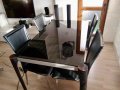Комплект трапезна маса с 4 стола, снимка 1 - Маси - 42041170
