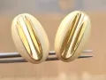 Винтидж обеци от 60те злато 18 карата и слонова кост, снимка 3
