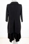 Черна двупластова рокля марка Margo Collection - 2XL, снимка 3