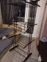 ТОП ЦЕНА!! Сгъваема сушилня за дрехи с опора за закачалка, черна, 3 нива, снимка 10
