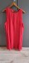 Червена солей, плисирана рокля Л ХЛ размер , снимка 1