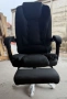 Ергономичен въртящ се офис стол с масаж и поставка за крака, снимка 12