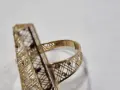 Дамски златен пръстен 14К / 1,96 гр, снимка 4