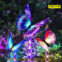 Соларна лампа за градина Пеперуда - КОД 4160, снимка 8