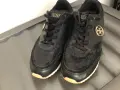 Оригинални дамски маратонки GUESS (размер 39) – Черни със златисти детайли и леопардов акцент, снимка 2