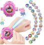 3D Пепа Пиг peppa pig детски часовник прожектор, снимка 5
