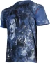 Мъжка тениска AFFLICTION Bamboo Geisha Stare Dark Blue Wash S Small, снимка 5