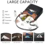 Дамска crossbody чанта Shrrie от веган кожа с регулируема презрамка и 5 отделения, снимка 6