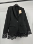 Дамско сако с дантела тип блейзър , снимка 2