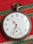 Сребърен джобен часовник Longines, снимка 1