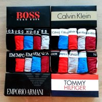 Луксозни  мъжки боксерки CALVIN KLEIN, BOSS, TOMI, ARMANI , снимка 1 - Бельо - 37403362