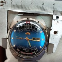 ORIENT автоматичен механичен часовник,ден от седмицата,дата,вечен календар, снимка 2 - Мъжки - 41852150