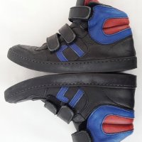 HIP Shoe Детски Кожени Маратонки Високи Кецове Кожа 35-35.5, снимка 7 - Детски маратонки - 28525236