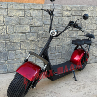 Електрически скутер ’Harley’ 1500W 60V+LED Дисплей+Преден LED фар+Bluetooth+Аларма+Габарити-2024г, снимка 11 - Мотоциклети и мототехника - 36385536