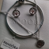 Сребъреб комплект Pandora , снимка 1 - Гривни - 42015290
