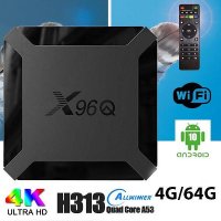 ТВ бокс- Мултимедия плеър X96Q Allwinner H313, Smart TV BOX, Android 10, 4K, WiFi , снимка 3 - Плейъри, домашно кино, прожектори - 41591509