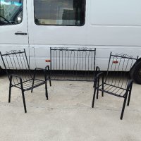 пейка с два стола метални внос Германия , снимка 3 - Градински мебели, декорация  - 41877270