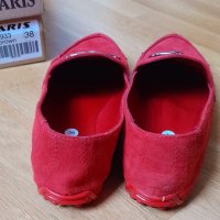 Червени мокасини Дарис Daris, снимка 4 - Дамски ежедневни обувки - 42374416