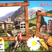 Пощенска картичка Андора страната на Пиренеите, снимка 1 - Филателия - 36202800