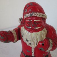 дядо Мраз запалка, дядо Коледа, фигура статуетка антика, снимка 8 - Статуетки - 38976582