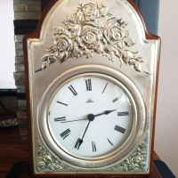 Часовник с сребро, снимка 1 - Антикварни и старинни предмети - 44603775