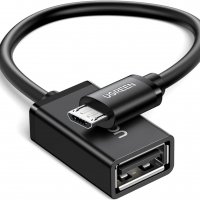UGREEN Micro USB 2.0 OTG кабел Micro USB мъжко към USB женско, снимка 1 - USB кабели - 40105594