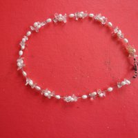 Колие гердан естествени перли и камъни , снимка 6 - Бижутерийни комплекти - 40427275