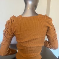 Дамска блуза в цвят горчица !, снимка 6 - Блузи с дълъг ръкав и пуловери - 42098774