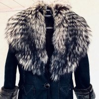 Ново палто/кожух от агнешка кожа и полярна лисица, снимка 2 - Палта, манта - 42660556