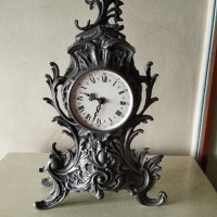 ретро каминен часовник в стил рококо, снимка 1 - Други ценни предмети - 41575809