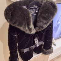 Дамско черно бежово сако Christine Fashion блейзер палто тренчкот широк дълъг панталон , снимка 18 - Сака - 44368220