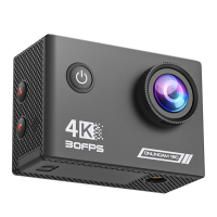 Екшън камера C16 – 4K/30fps с външен микрофон WIFI и дистанционно /SPK063/, снимка 8 - Камери - 44513261