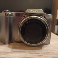 Дигитален Фотоапарат Olympus SZ-14 (сребрист) , снимка 1 - Фотоапарати - 39378554