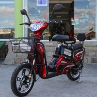 Електрически скутер-велосипед EBZ16 500W - RED, снимка 8 - Мотоциклети и мототехника - 41827656