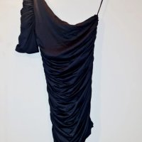 Дамска елегантна рокличка с един ръкав , снимка 4 - Рокли - 44329320