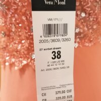 Уникална вечерна рокля Vera Mont - 299 EUR оригинална цена, снимка 3 - Рокли - 34187898